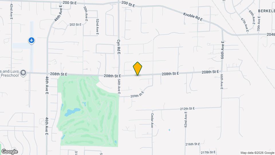 5603 208th St Ct E Map and Location Details