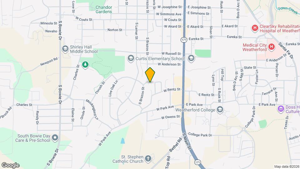 107 Brazos Ln Map and Location Details