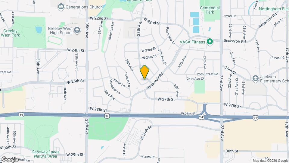 2811 25th Street Rd Map and Location Details