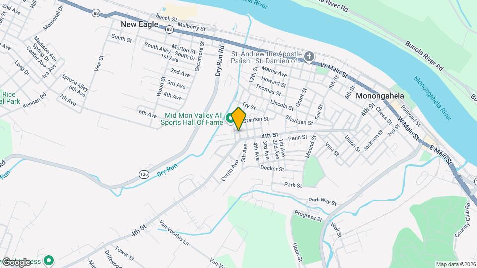 914 Lawrence St Map and Location Details