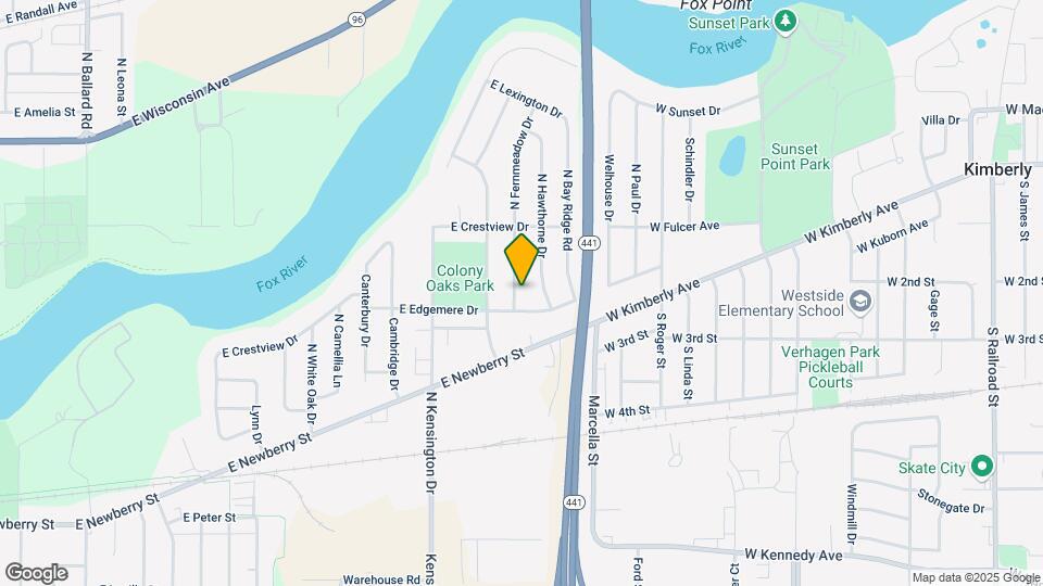 708 N Fernmeadow Dr Mapa y Detalles de la Ubicación