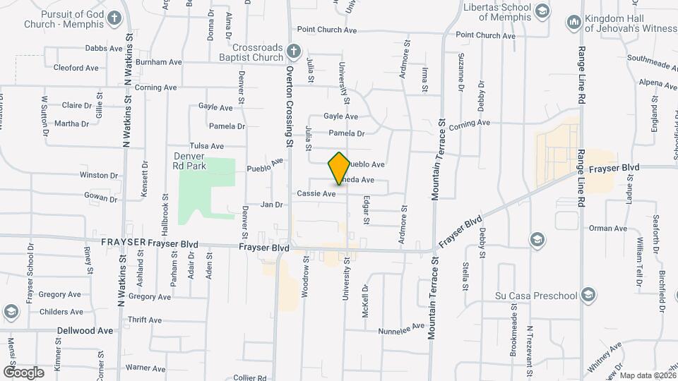 2202 Cassie Ave Map and Location Details