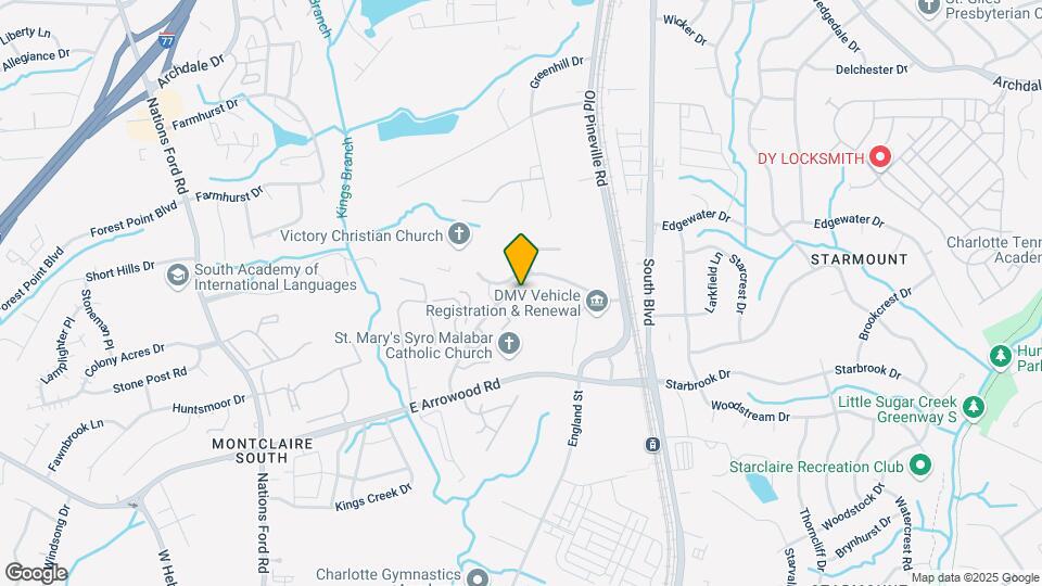 South Oak Crossing Apartments Map and Location Details