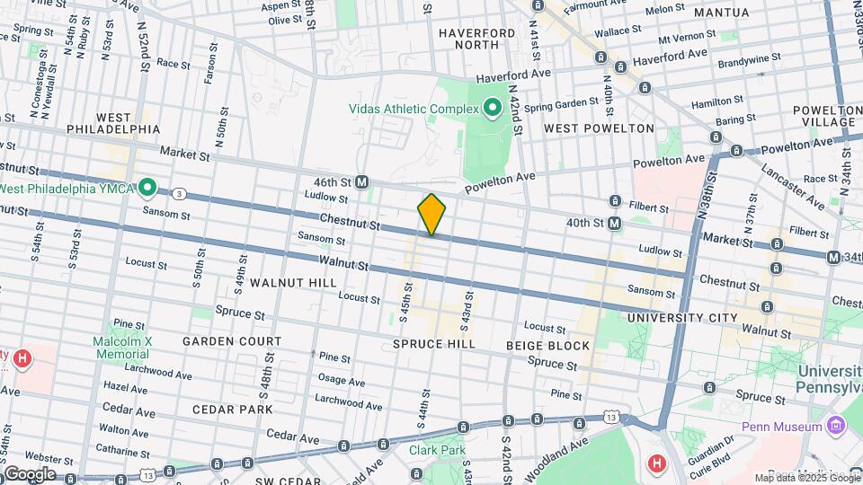 4420 Chestnut St Map and Location Details