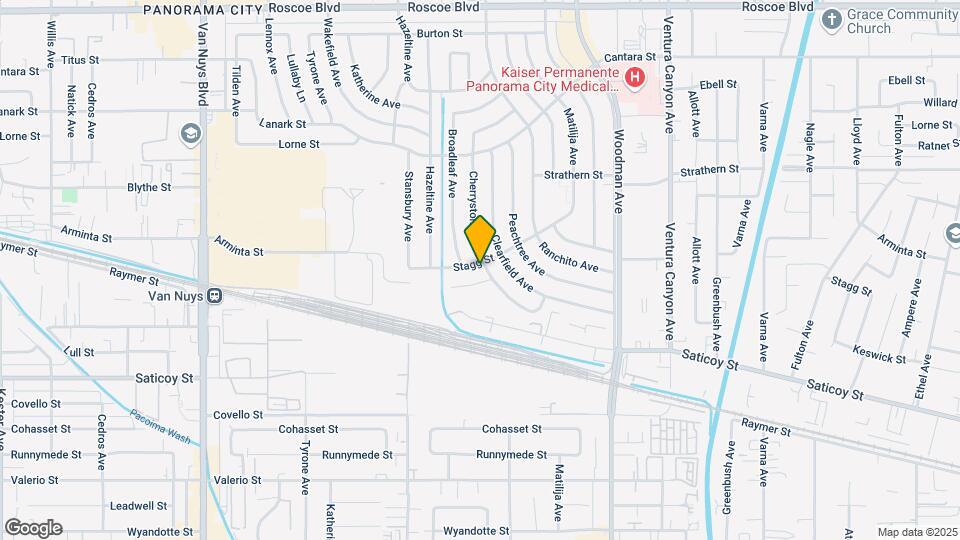 13950 Stagg St Map and Location Details