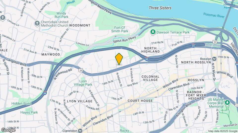 1901-B N Adams St Map and Location Details