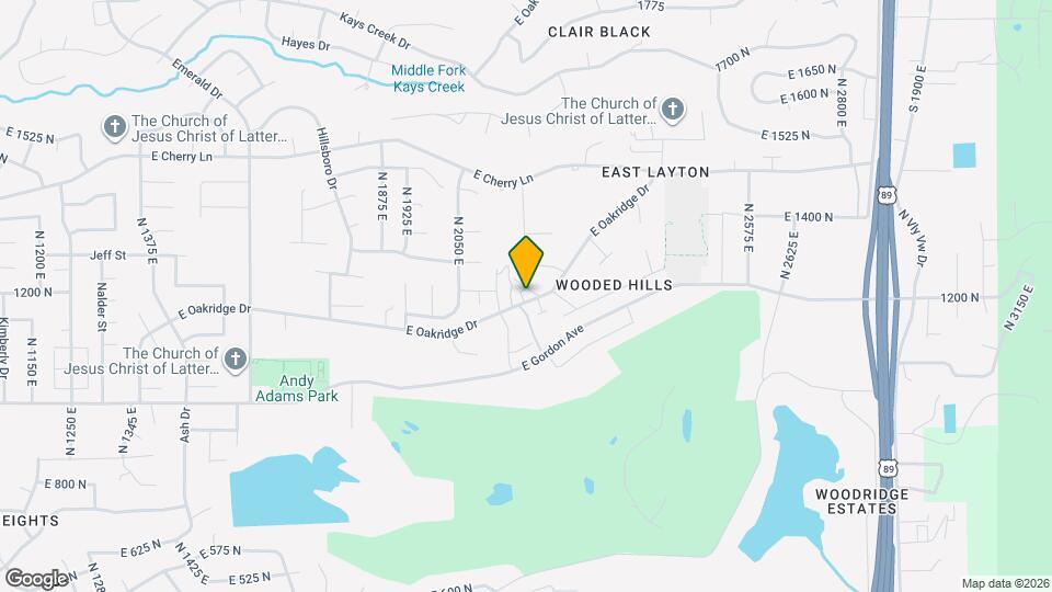 2145 E Oakridge Dr, Unit Apt C Mapa y Detalles de la Ubicación