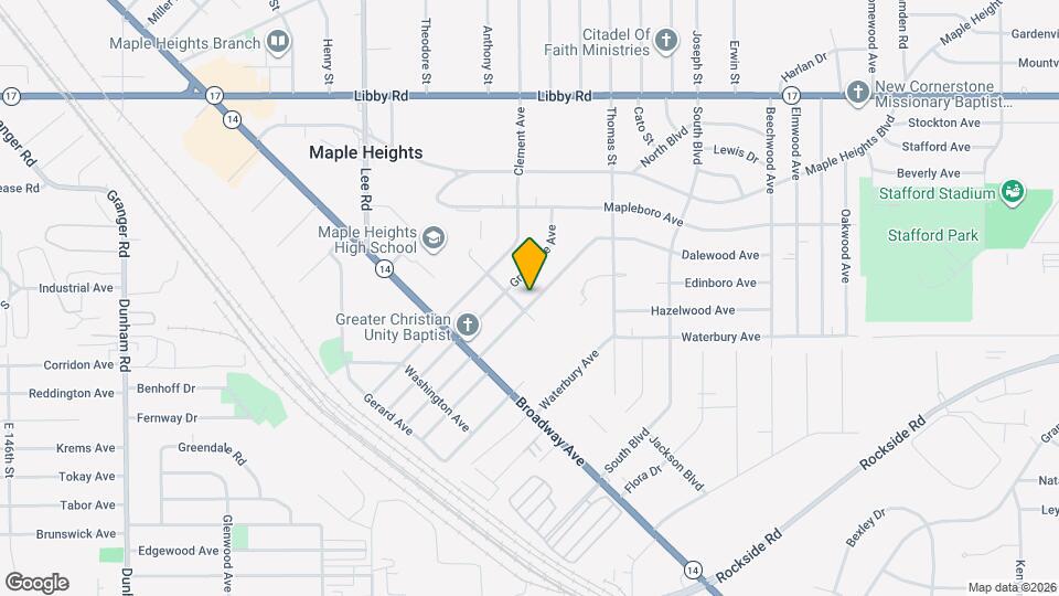 5536 Dalewood Ave Map and Location Details