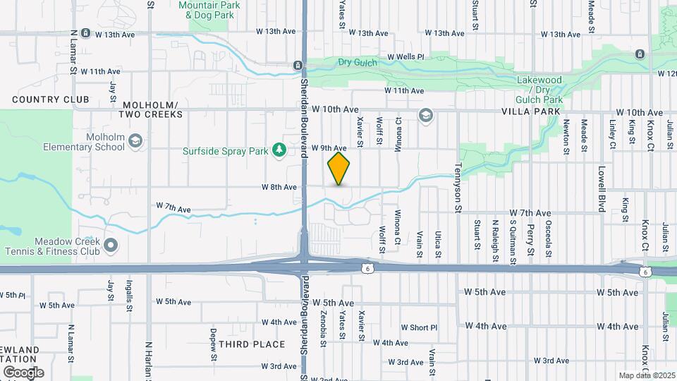 5060-5066 W 8th Ave Map and Location Details