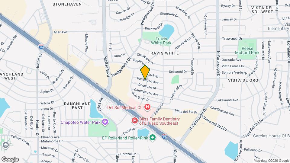 7830 Basswood Ave Map and Location Details