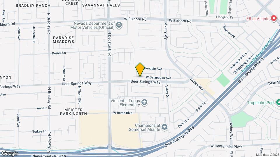 4461 W Galapagos Ave Map and Location Details