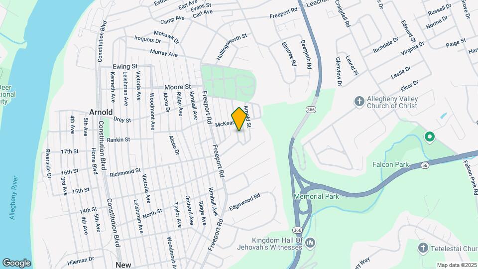 1720 Kensington St Map and Location Details