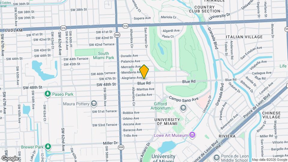 1435 Blue Rd Map and Location Details
