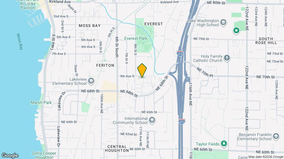 11012 NE 68th St Map and Location Details