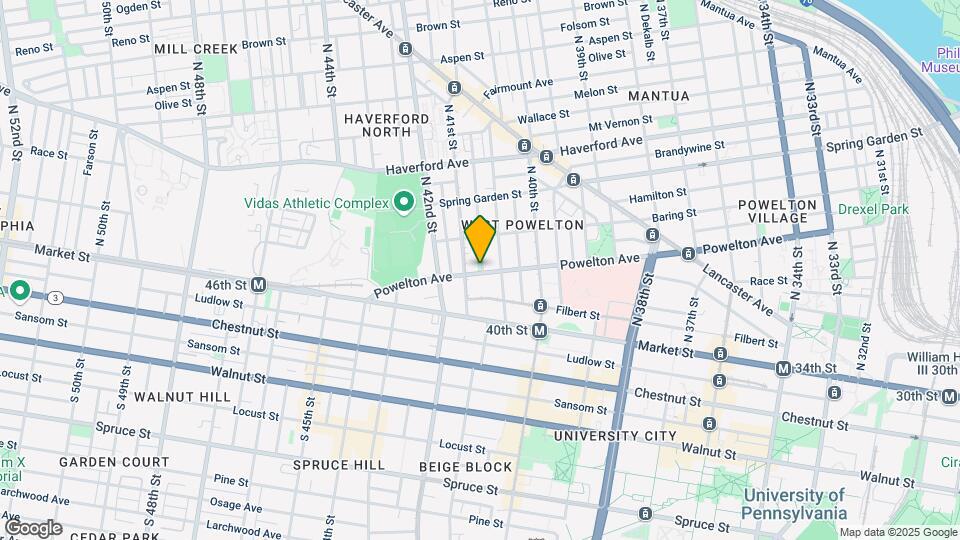 4055 Powelton Ave. Map and Location Details