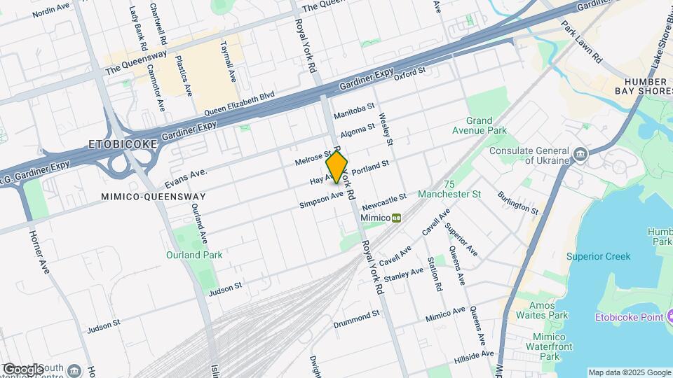 16 Simpson Ave Map and Location Details