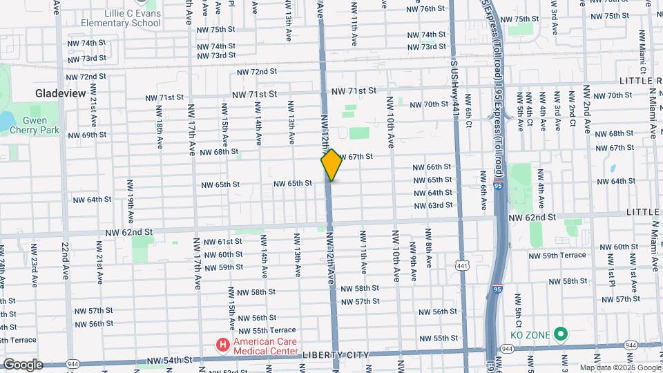 1192 NW 65th St Map and Location Details