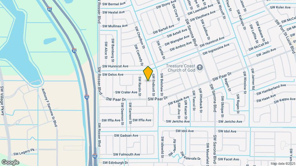 4133 SW Darien St-Unit -01 Map and Location Details