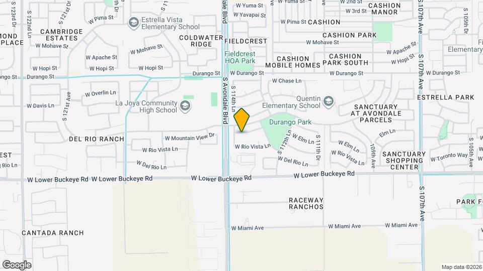 11421 W Mountain View Dr Map and Location Details