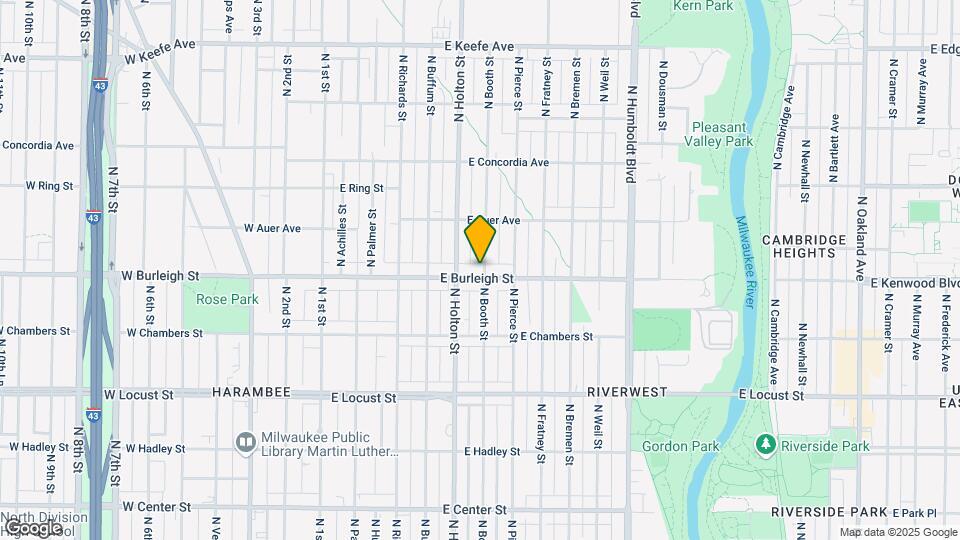 526 E Burleigh St Map and Location Details