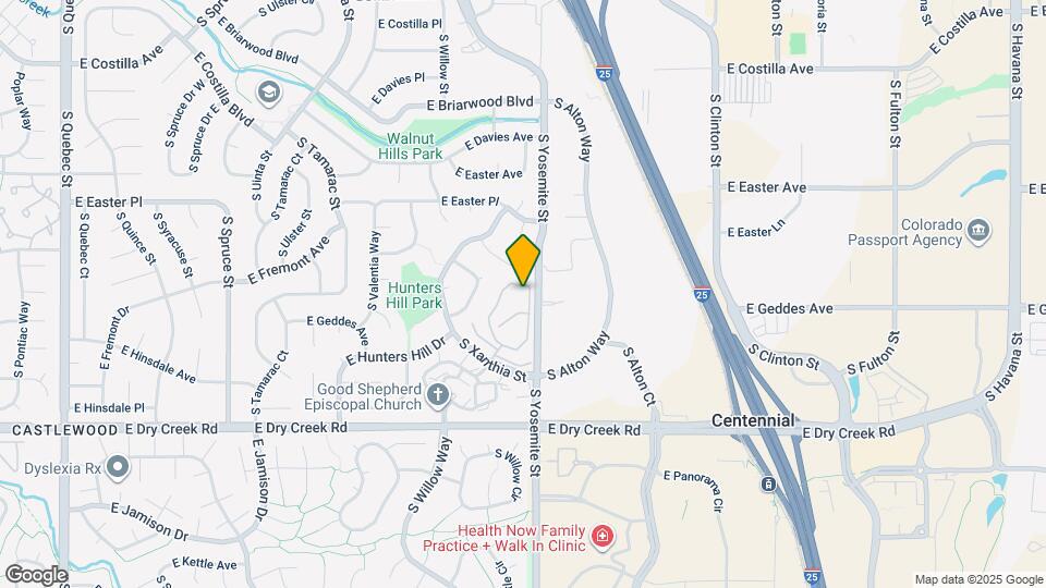 7271 S Xenia Cir, Unit B - #3 Map and Location Details