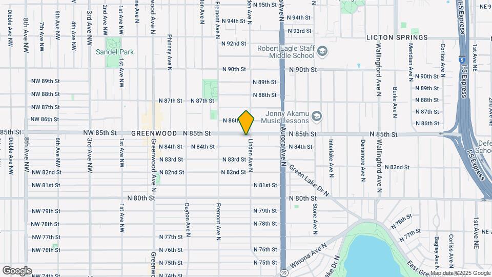 8411 Linden Ave N Map and Location Details