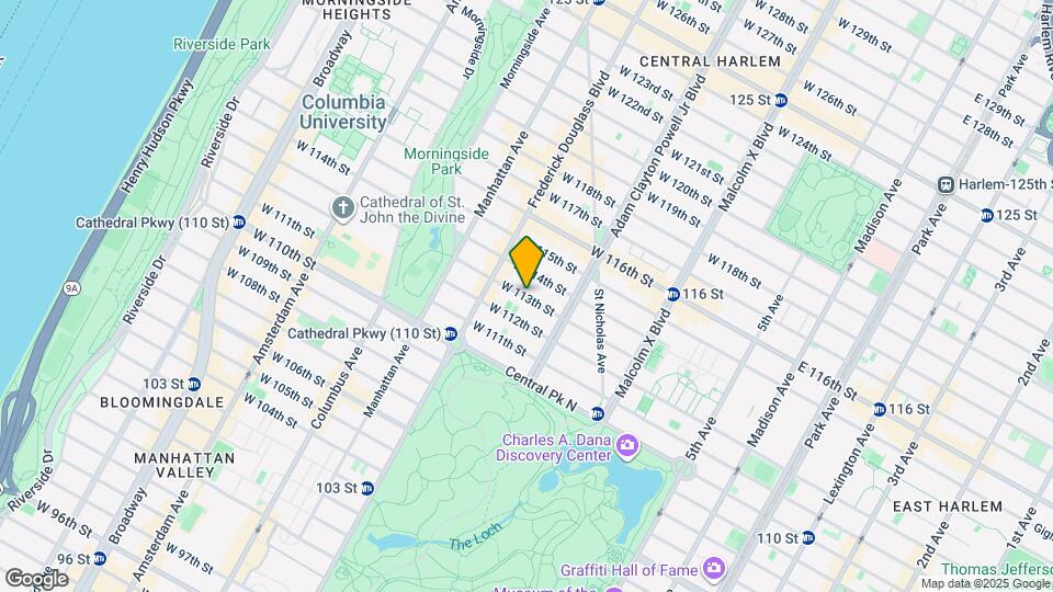 245 W 113th St Map and Location Details