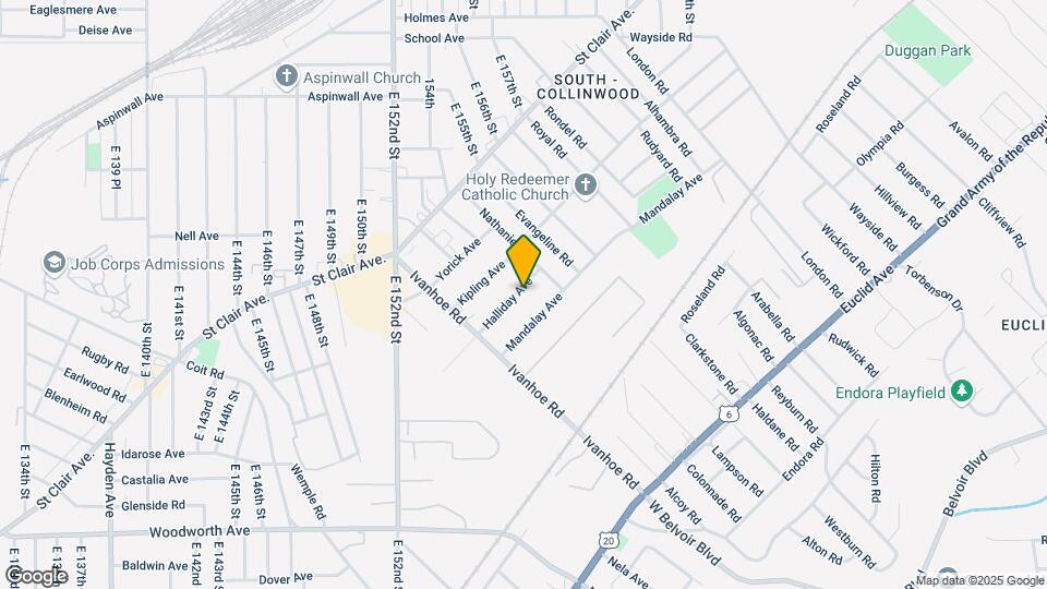 15722 Halliday Ave Map and Location Details