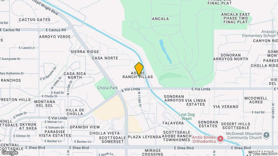 11548 N 114th Pl Map and Location Details