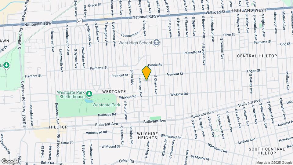 341 S Roys Ave Map and Location Details