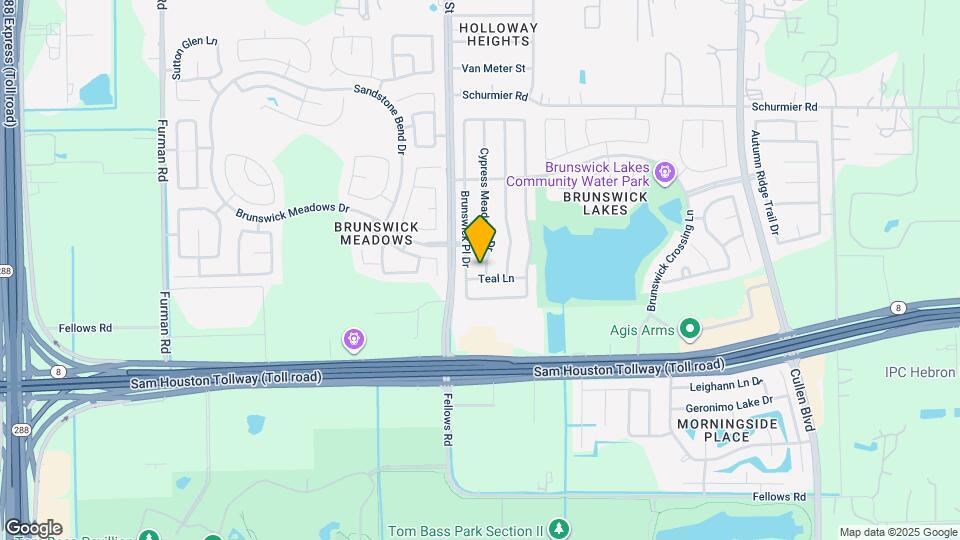 14434 Cypress Meadows Dr Map and Location Details