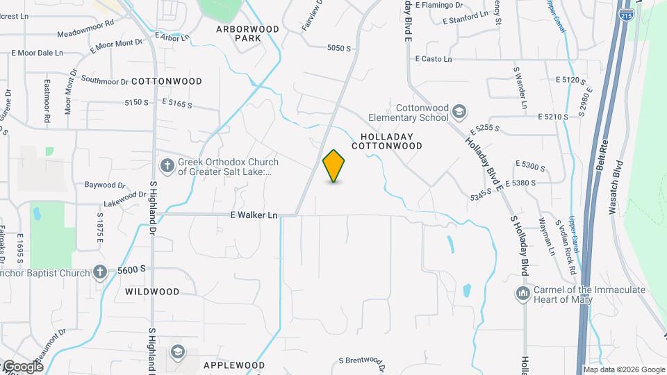 5357 Cottonwood Ln Map and Location Details