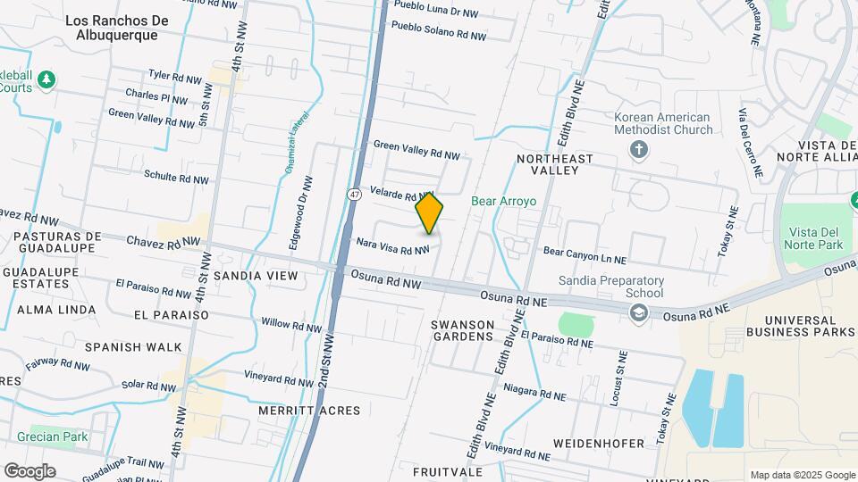113 Nara Visa Rd NW Map and Location Details