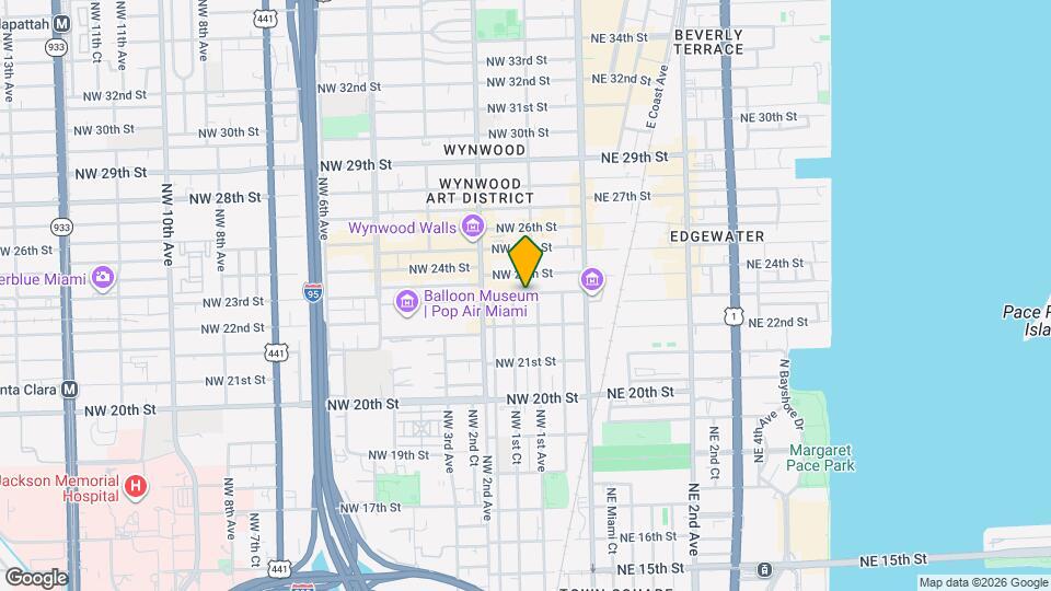 116 NW 23rd St Map and Location Details