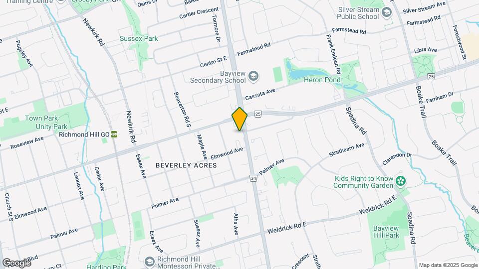 9960 Bayview Av Map and Location Details