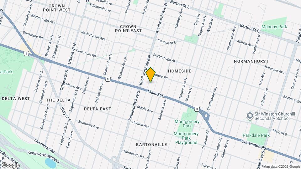 24 Crosthwaite Ave N Map and Location Details