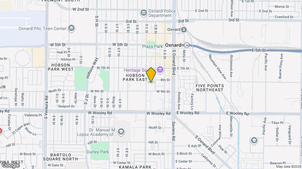 865 S B St, Unit 865 South B St. Map and Location Details