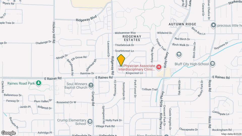 4119 Friendship Ln Map and Location Details