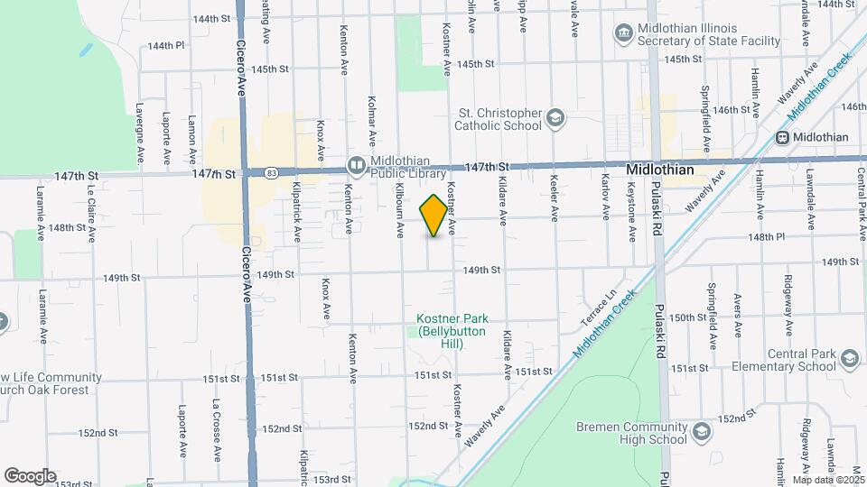 14827 Kenneth Ave Map and Location Details