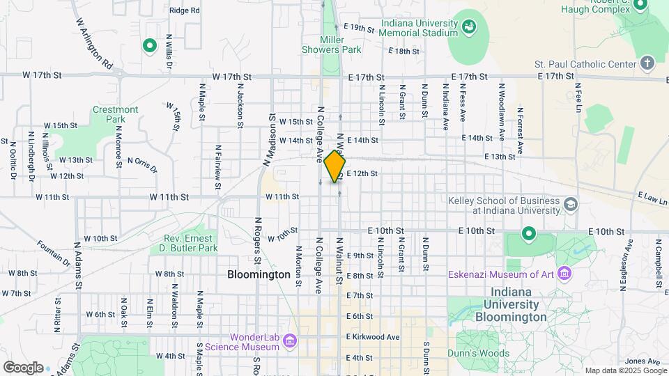 703 N Walnut St Map and Location Details