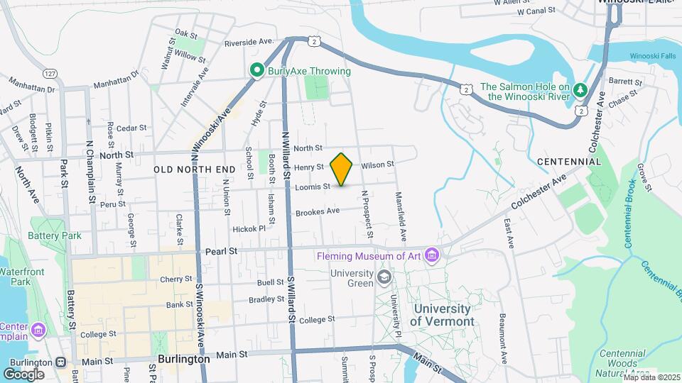 167 Loomis St, Unit 1 Map and Location Details