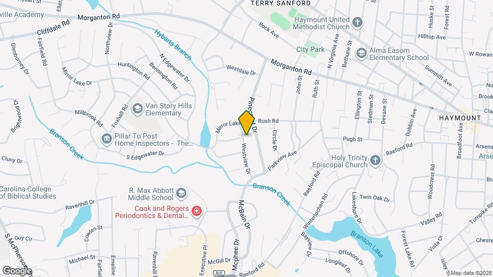 315 Westview Dr Mapa y Detalles de la Ubicación