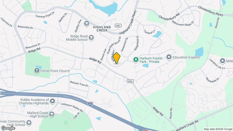 6115 Downfield Wood Dr Map and Location Details