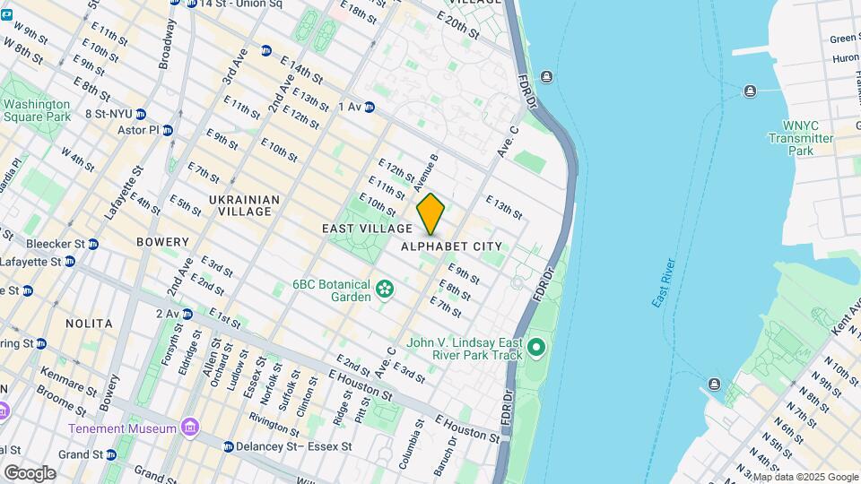 380-382 E 10th St Mapa y Detalles de la Ubicación