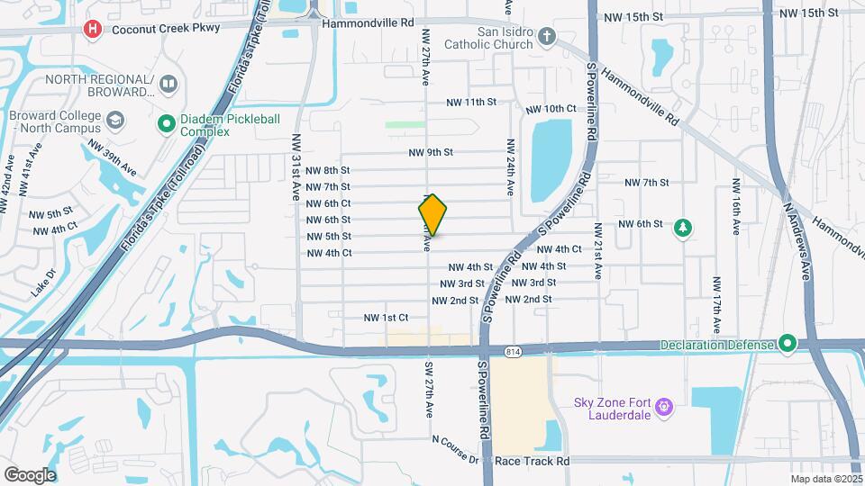 460 NW 27th Ave Map and Location Details