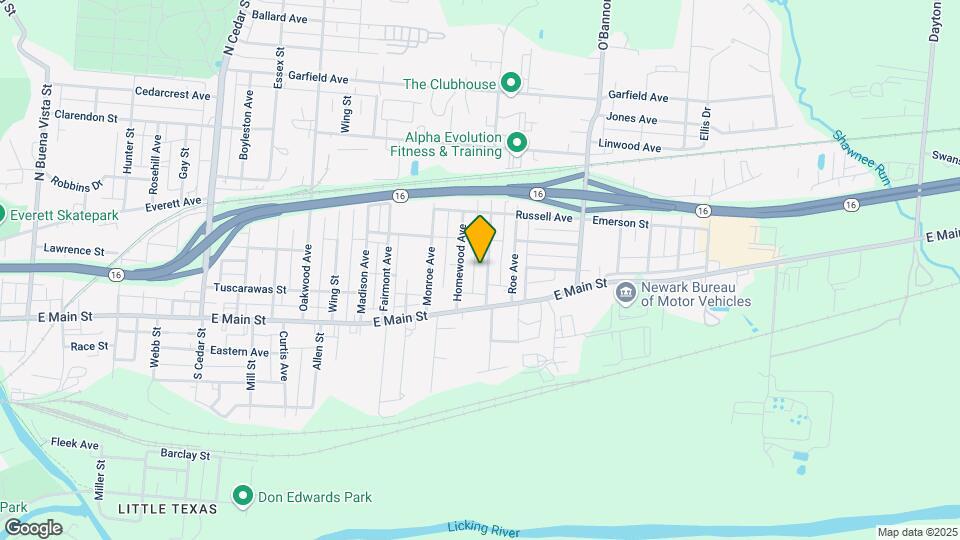 43 N Hazelwood Ave Map and Location Details