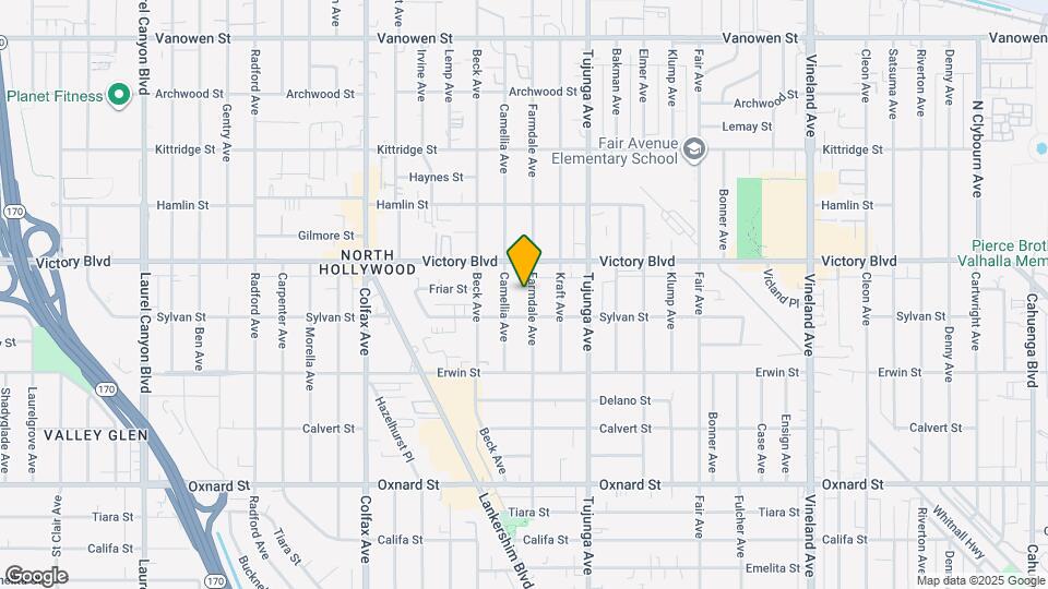 6323 Farmdale Ave Map and Location Details