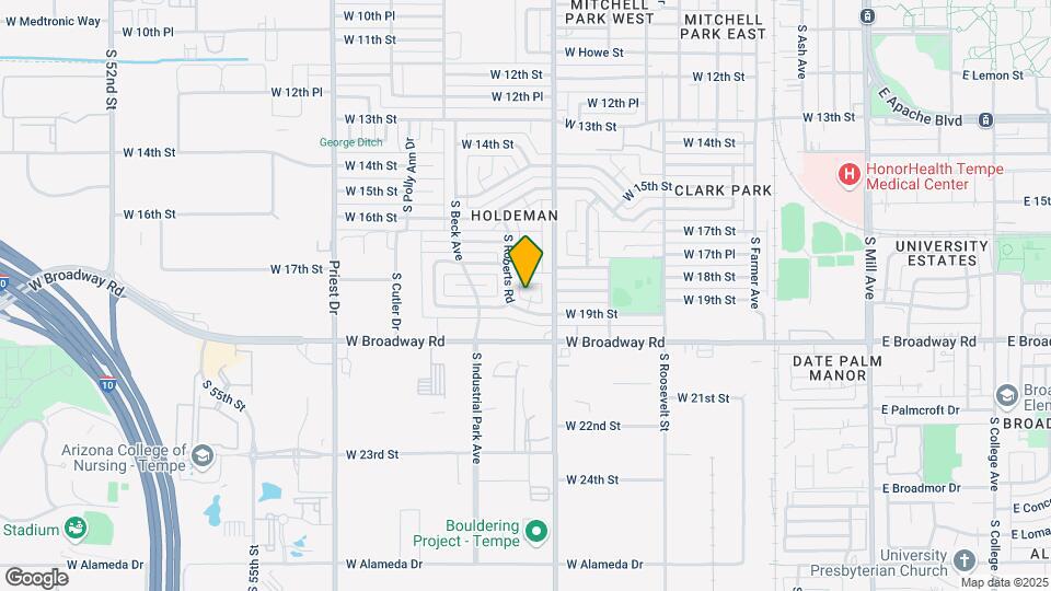 1816 S Parkside Dr Map and Location Details