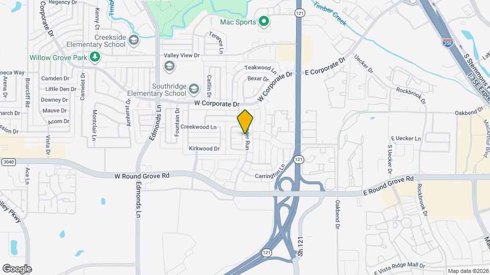 2431 Deer Run Map and Location Details