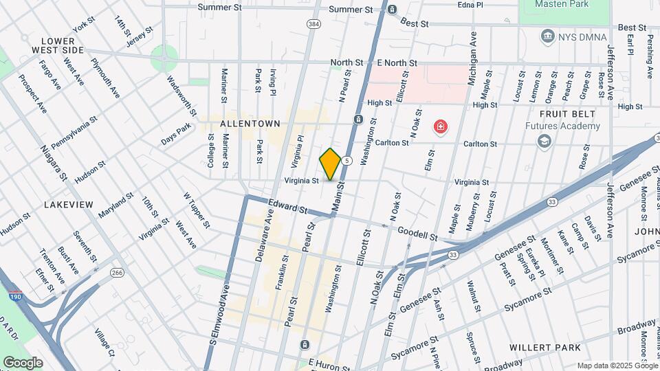 531 Virginia St Map and Location Details